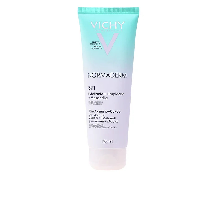 NORMADERM 3 EN 1 exfoliant, nettoyant et masque 125 ml