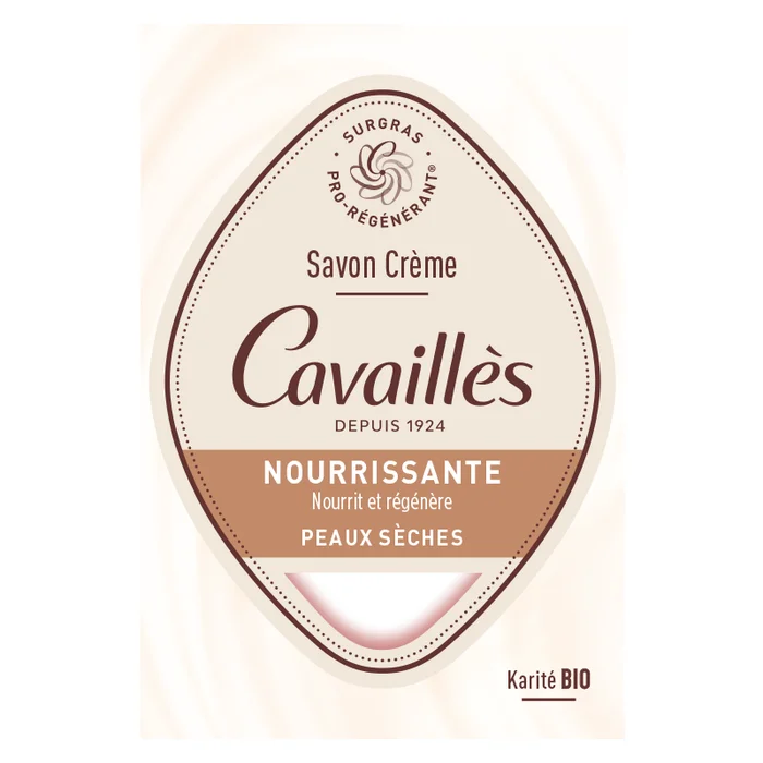 Nourrissante – Savon Cr&egrave;me – Beurre de Karit&eacute; et Magnolia – Peaux S&egrave;ches et Sensibles 115 g