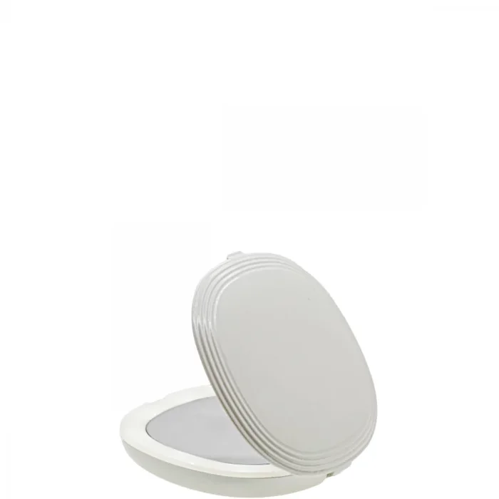 Novex Miroir Lumineux de Sac Double Face Grossissant x 1 et x 5 Blanc Nacré