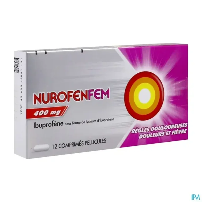 Nurofenfem 400mg comprimé 12