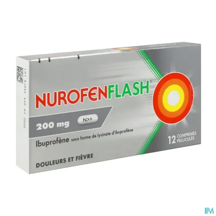 Nurofenflash 200mg comprimé 12