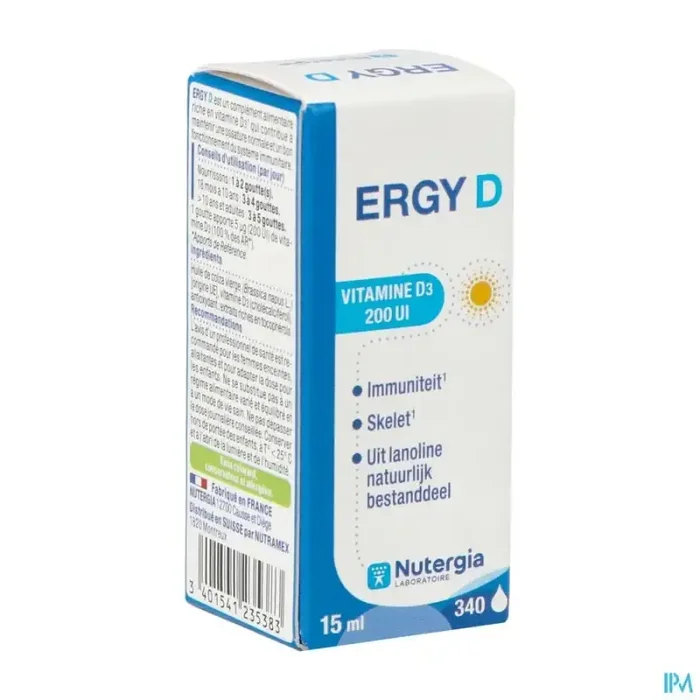 Nutergia ergy d solution buvable 15ml