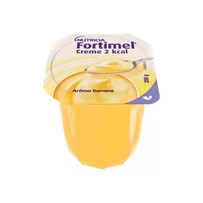 Nutricia Fortimel Creme 2 kcal banane lot de 4 x 200gr