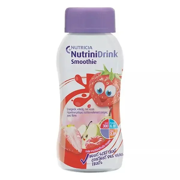 Nutrinidrink Smoothie – Fruits Rouges – 200 ml