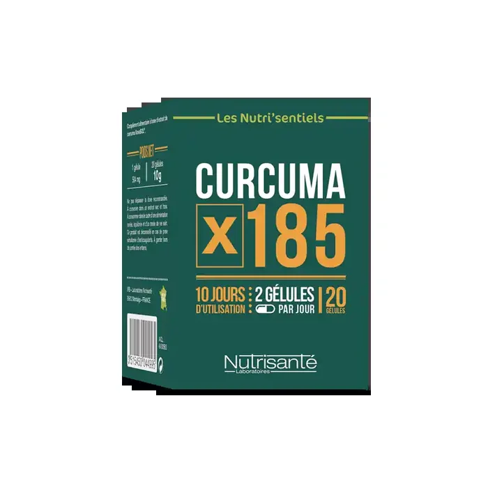 Nutrisante les nutri‘sentiels curcuma x185 20 gelules