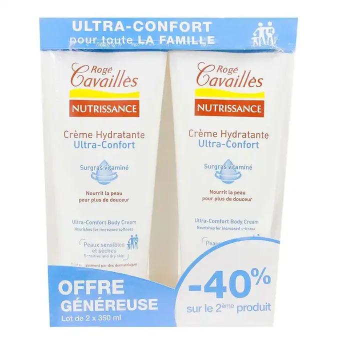 Nutrissance crème hydratante 2x350ml
