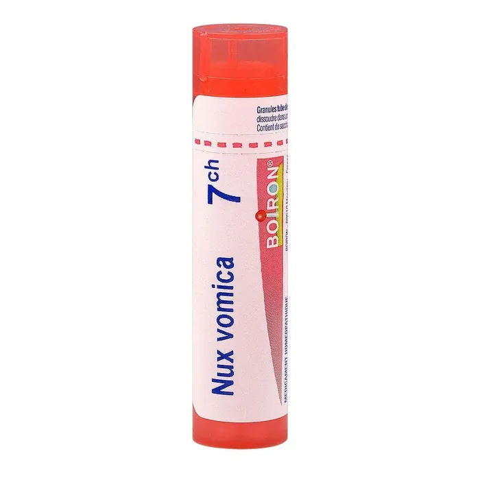 Nux Vomica 7ch – Médicament homéopathique – Etat grippal Vomissement Colique – Tube granules 4g