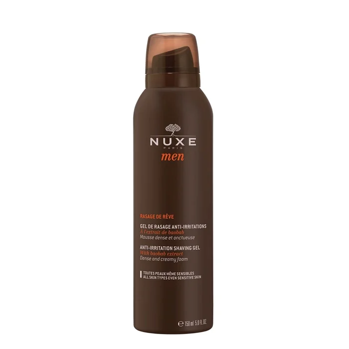 Nuxe Men – Gel de rasage anti-irritations Homme – Toutes peaux m&ecirc;me sensibles – 150ml