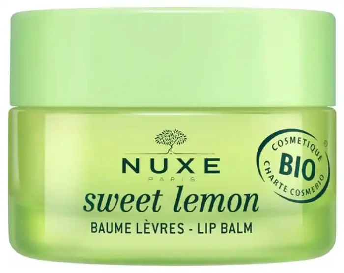 Nuxe Sweet Lemon Baume Lèvres Sèches ou Fragilisées Bio 15 g
