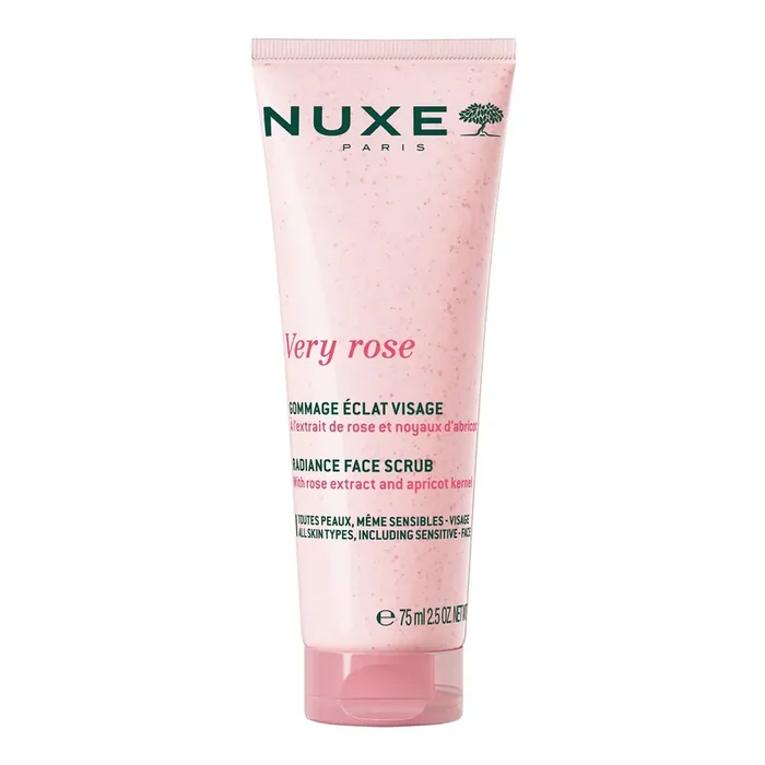 Nuxe VERY ROSE – Gommage Eclat – Visage – Tous Types de Peaux, 75ml