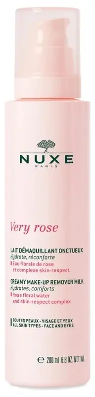Nuxe Very Rose Lait Démaquillant Onctueux (Toutes Peaux)
