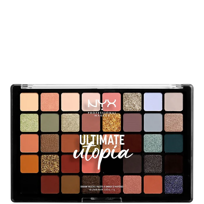 NYX Professional Makeup Palette d'Ombres à Paupières Utopia Ultimate – 40 nuances 10 g
