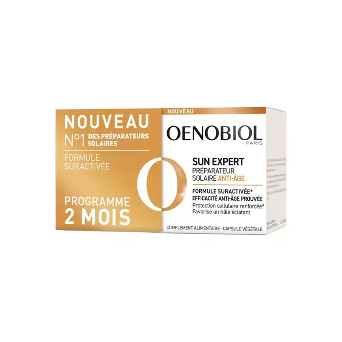 Oenobiol Sun Expert preparateur solaire anti-age lot de 2×30 capsules