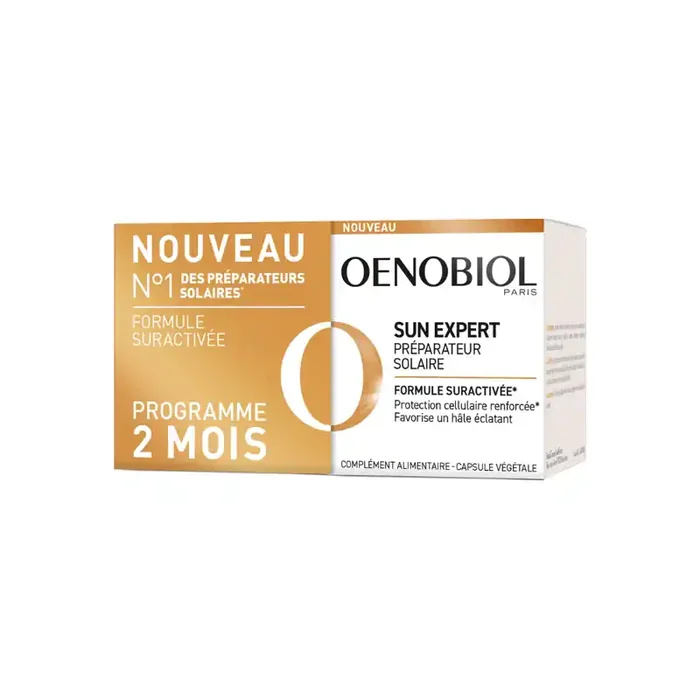 Oenobiol Sun Expert preparateur solaire lot de 2×30 capsules