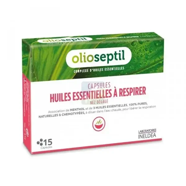 Olioseptil Capsules Huiles Essentielles à Respirer