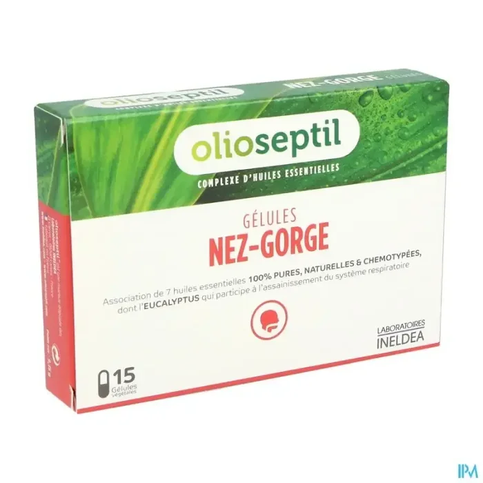 Olioseptil nez gorge gelule 15