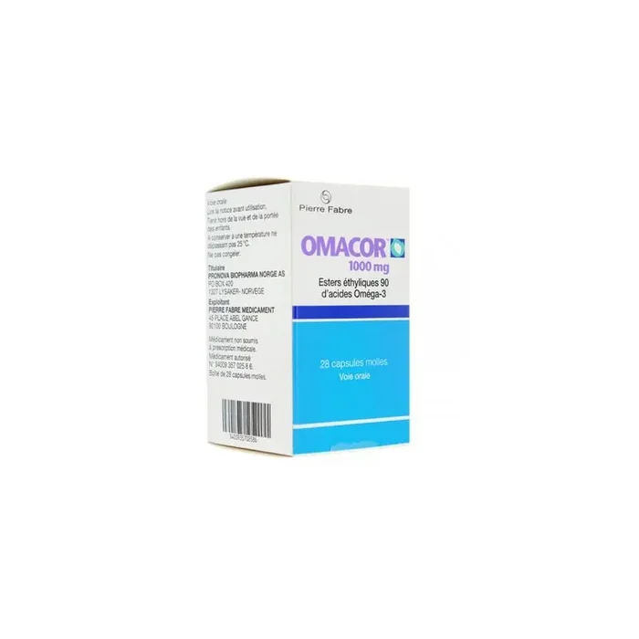 OMACOR 1000MG 28 CAPSULES PIERRE FABRE