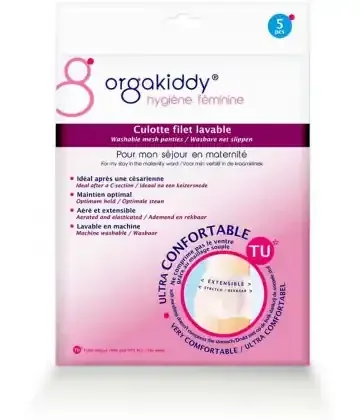 Orgakiddy Culotte Filet Lavable 5 Unités