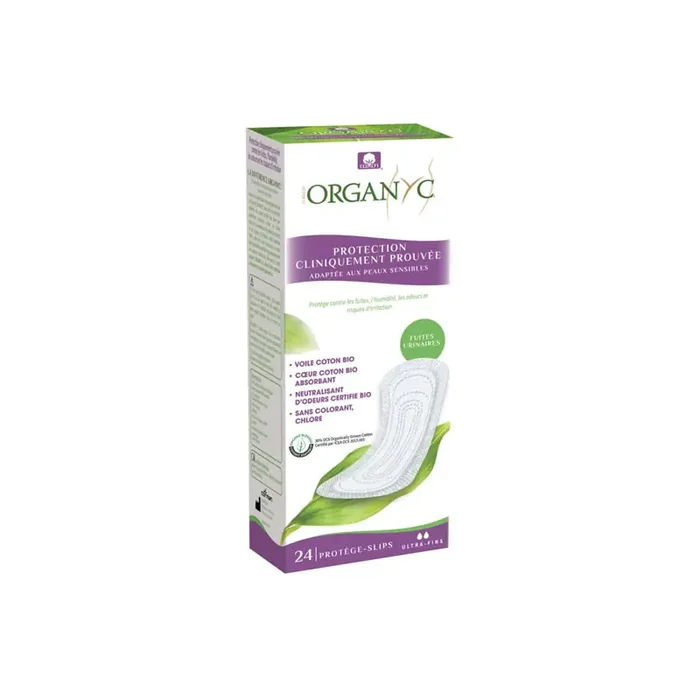 ORGANYC COTON BIO PROTEGE-SLIPS ULTRA FINS FUITES URINAIRES X 24