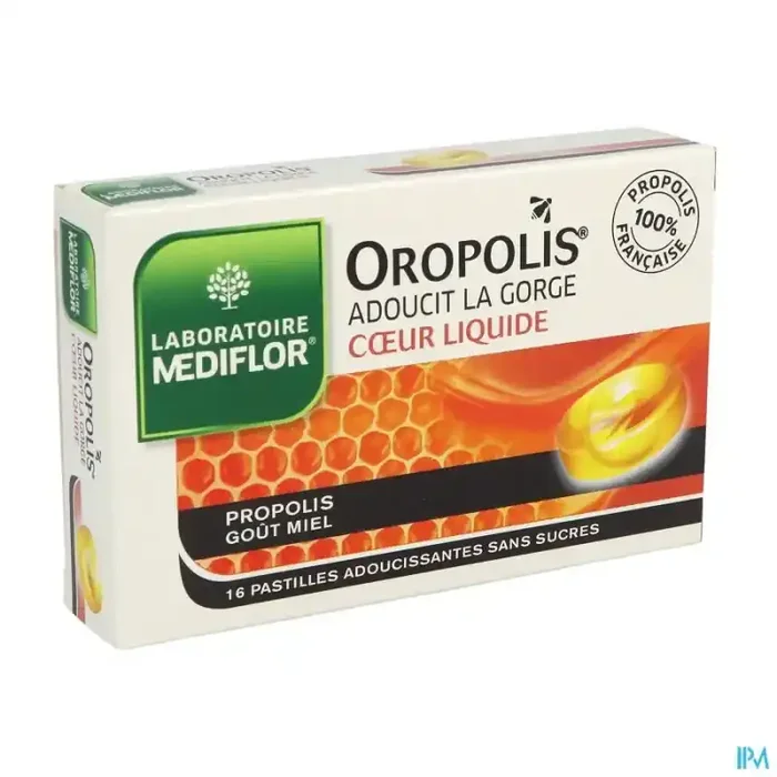 Oropolis coeur liquide pastille 16