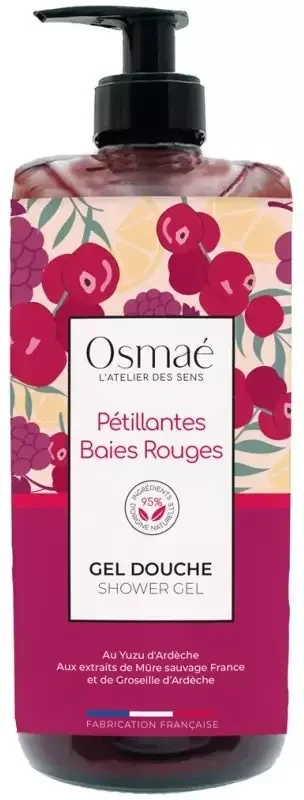 Osmae Gel Douche Gd1L Baies Rouges