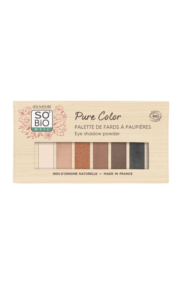 Palette ombres à paupières bio – N°01 – 6 teintes