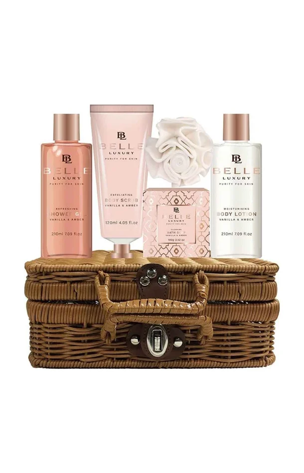 Panier de bain – Belle Luxury in Amber – 5 produits