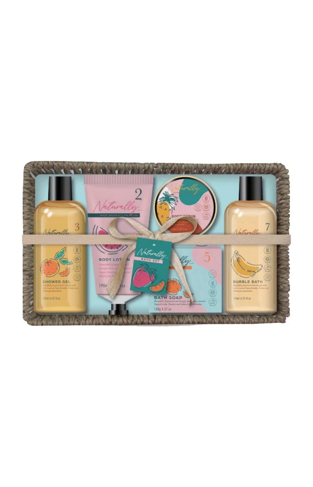 Panière de bain – Naturally – 5 produits