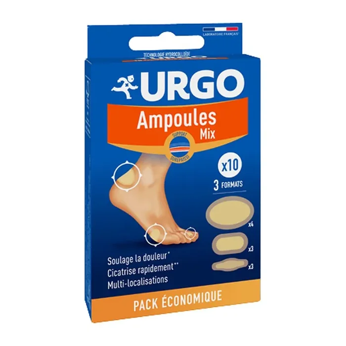 Pansements Ampoules Mix – 10 pansements 3 Formats