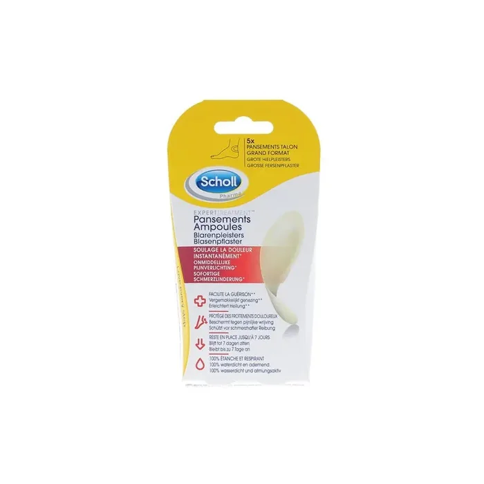 PANSEMENTS AMPOULES TALONS GRAND FORMAT X5 SCHOLL