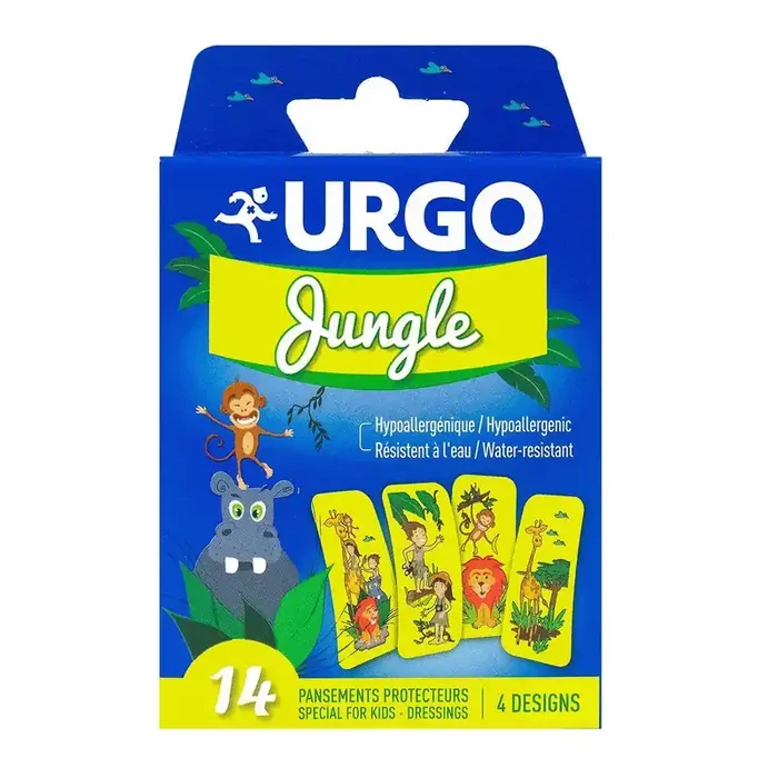 Pansements protecteurs pour enfants Jungle – Boîte de 14