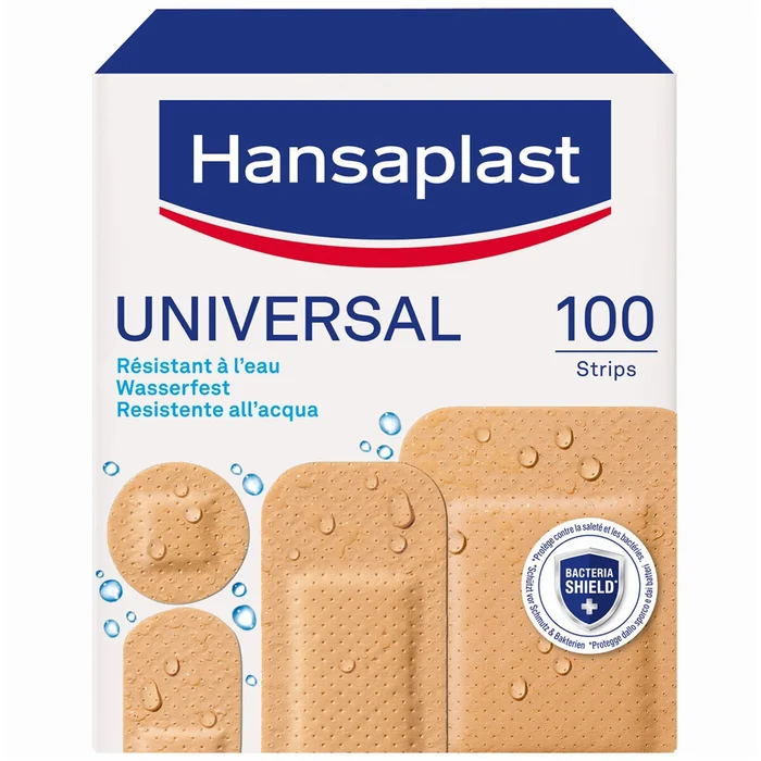 Pansements waterproof – Universal – 100 unités