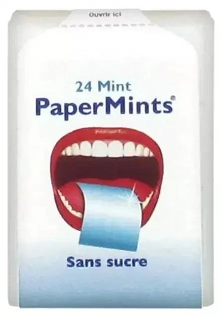 Papermints Fresh Breath 24 Sans Sucre