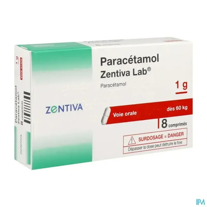 Paracétamol Zentiva 1g
