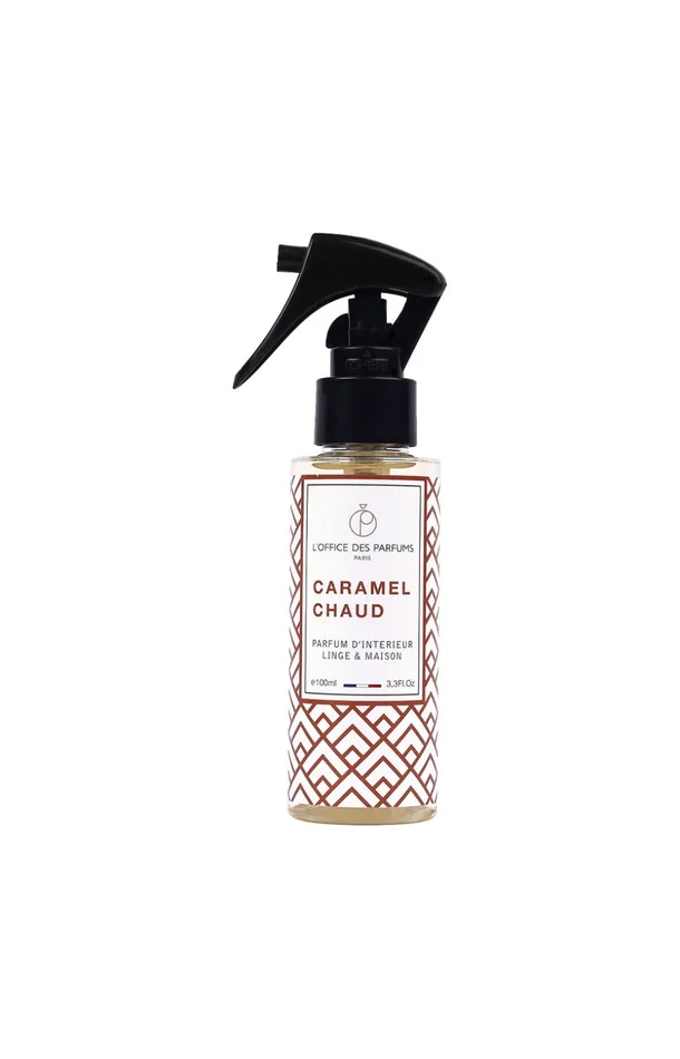 Parfum d’intérieur & de linge – Caramel chaud – Fruité – 100 ml