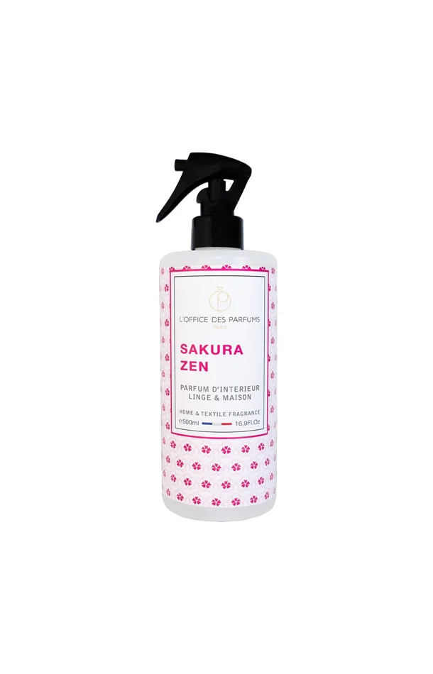 Parfum d’intérieur & de linge – Sakura Zen – Floral – 500 ml