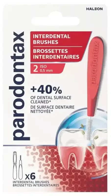 Parodontax Brossettes Interdentaires 6 Unités – Taille ISO2 0,5 mm