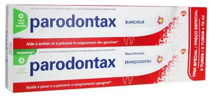 Parodontax Dentifrice Blancheur Lot de 2 x 75 ml