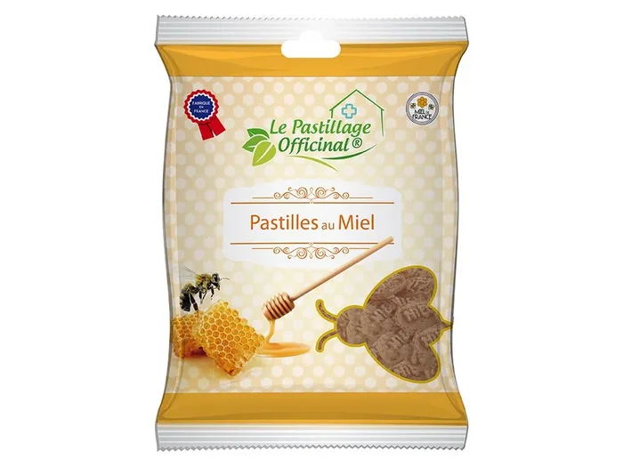 Pastilles au miel – Sachet 100G