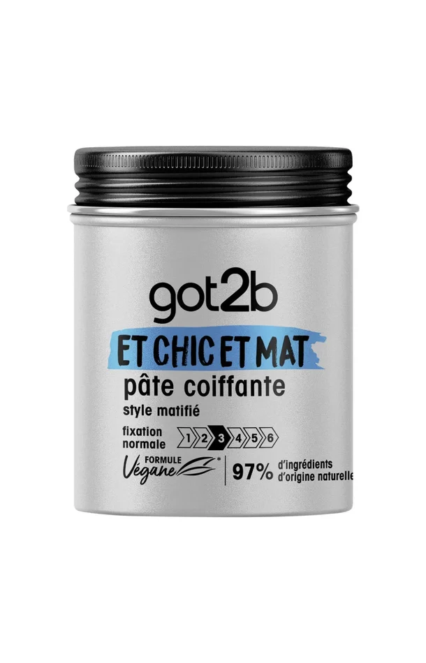 Pâte coiffante matifiante – Et chic et mat – Got2b – 100 ml