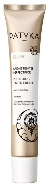 PATYKA Glow Crème Teintée Perfectrice Biologique 40 ml – Teinte Dorée