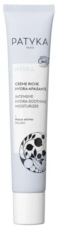 Patyka Hydra Crème Riche Hydra-Apaisante Bio 40 ml