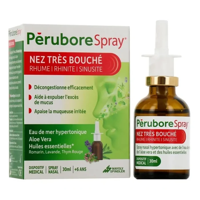 Perubore Spray – Nez très bouché – Spray Nasal 30 ml