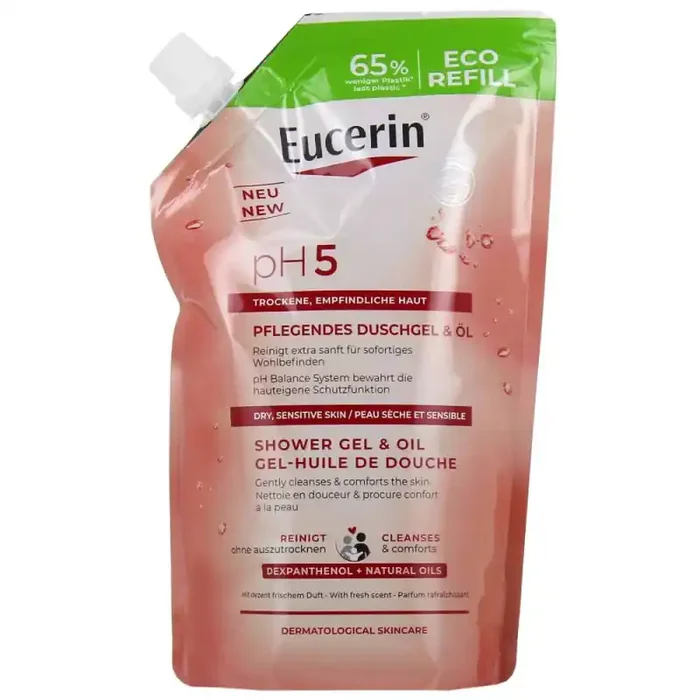 PH5 DOUCHE GEL HUILE DE DOUCHE ECO RECHARGE 400ML EUCERIN