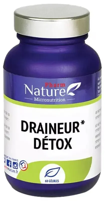 Pharm Nature Draineur Détox Piloselle Artichaut 60 Gélules