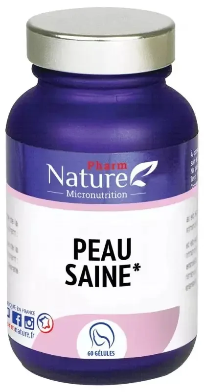 Pharm Nature Peau Saine Bardane Ortie 60 Gélules