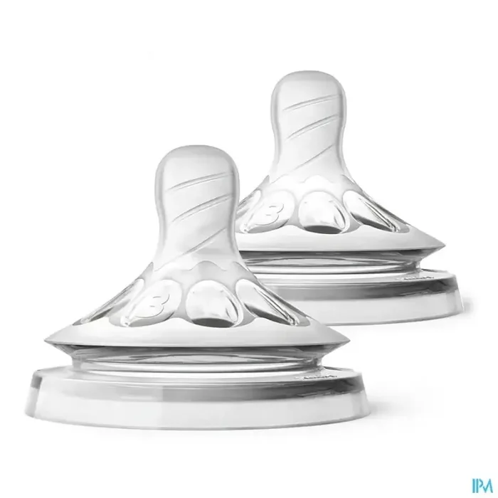 Philips avent natural 2.0 tetine 3 trous scf043/27