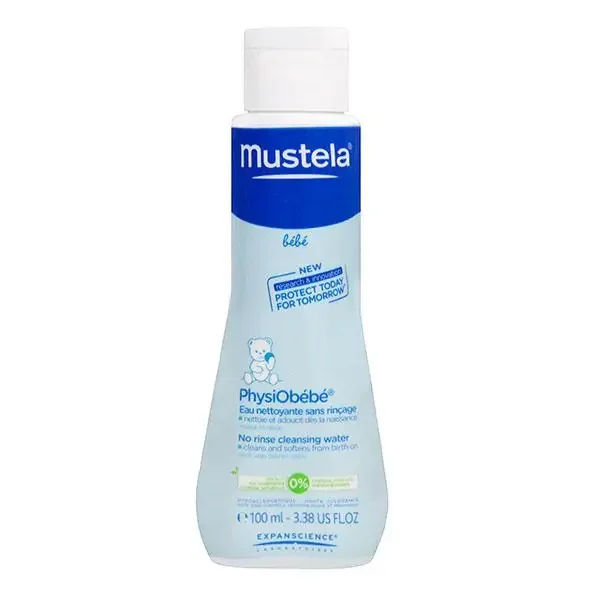 Physiobébé eau nettoyante sans rinçage 100ml format voyage