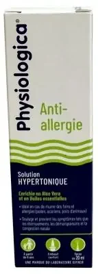 Physiologica Solution Hypertonique Anti Allergie Spray 20 ml