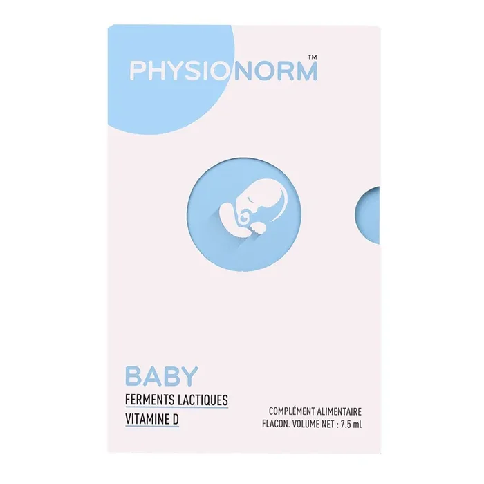 Physionorm Baby – Flore intestinale bébé – Flacon gouttes 7,5ml